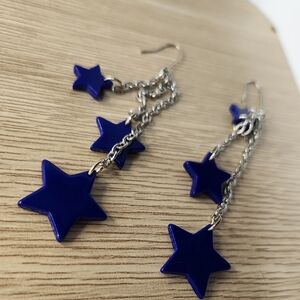 Blue and Silver Star Cascade Jewelry
